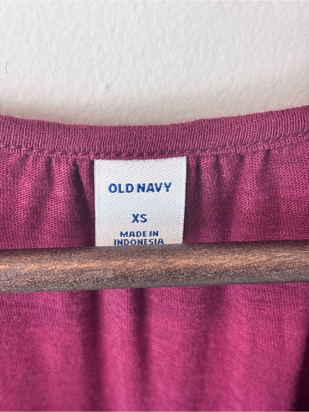 Old Navy Burgundy Maxi Dress Women’s XS Short Sleeve V Neck Smocked Waist Boho - Picture 3 of 8